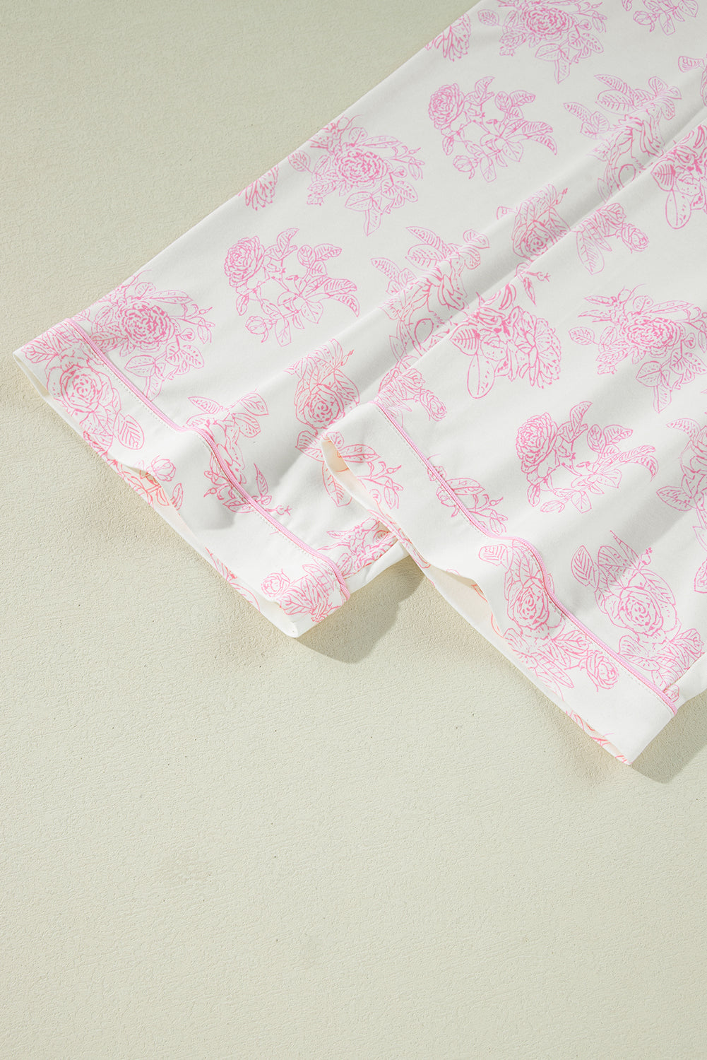 Pink Floral Long Sleeve and Pants Pajamas Set-Chaelisa's New Jammies