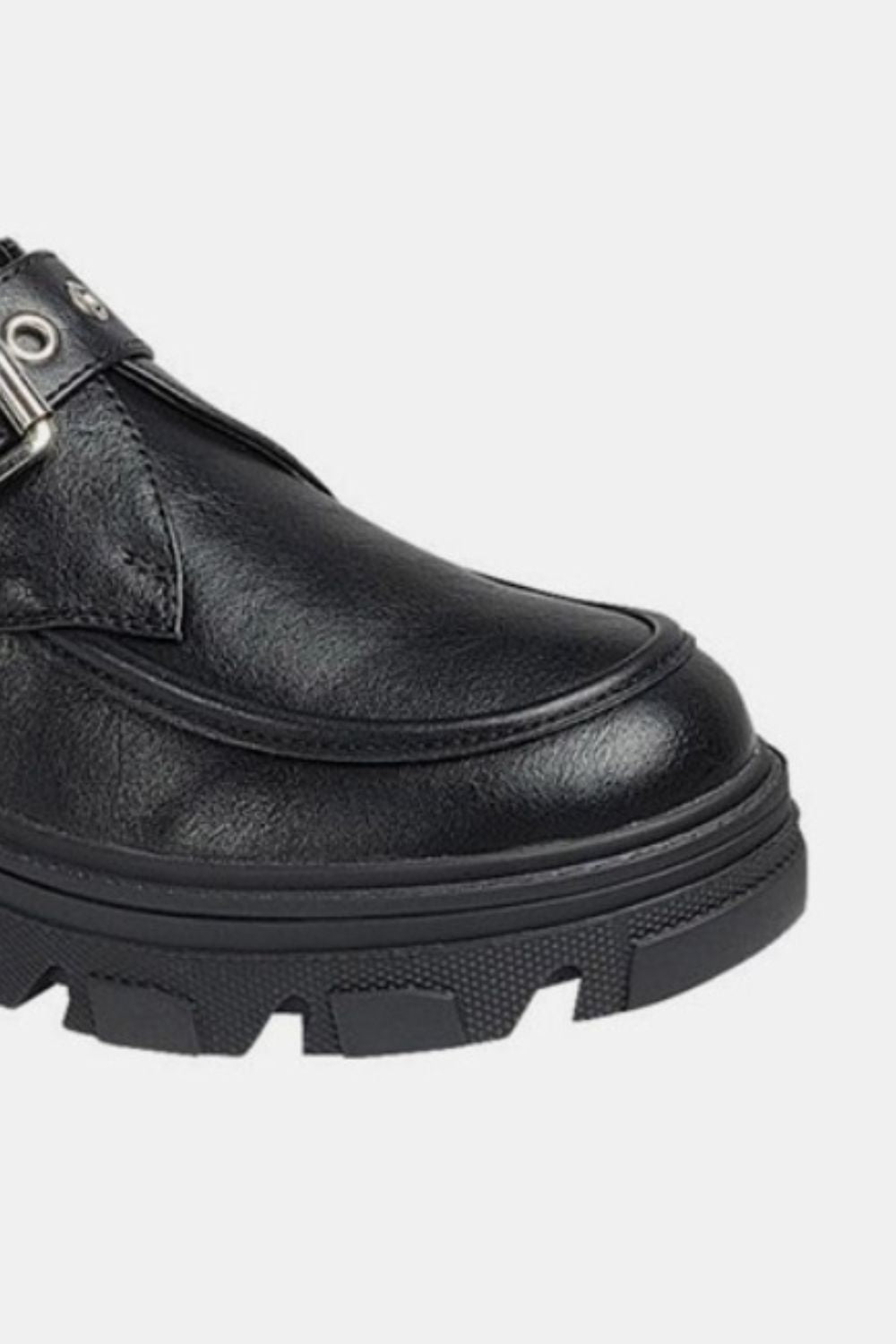 Forever Link Buckled Platform Lug Sole Loafers-Chaelisa's New Jammies
