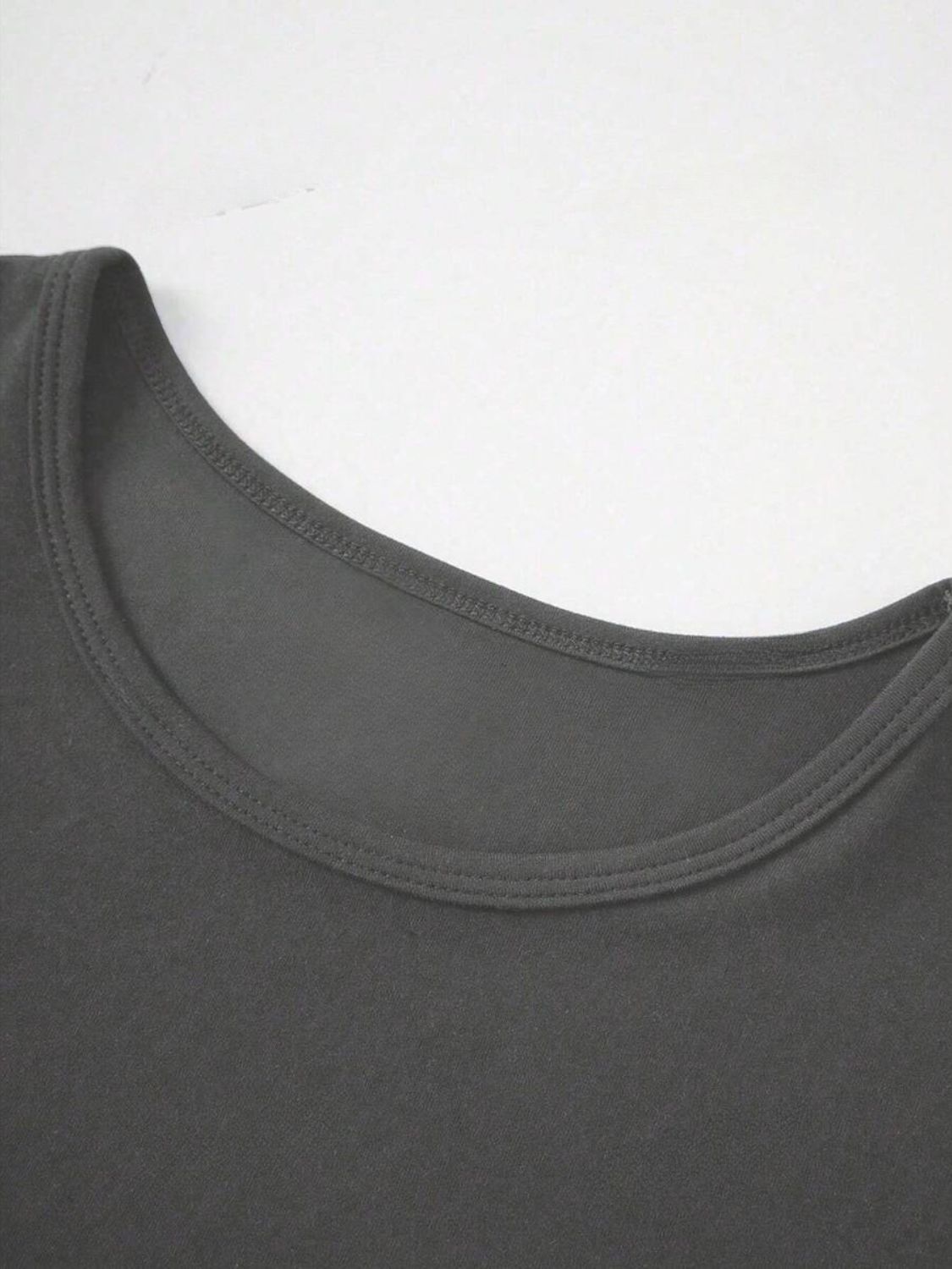 Round Neck Short Sleeve T-Shirt-Chaelisa's New Jammies