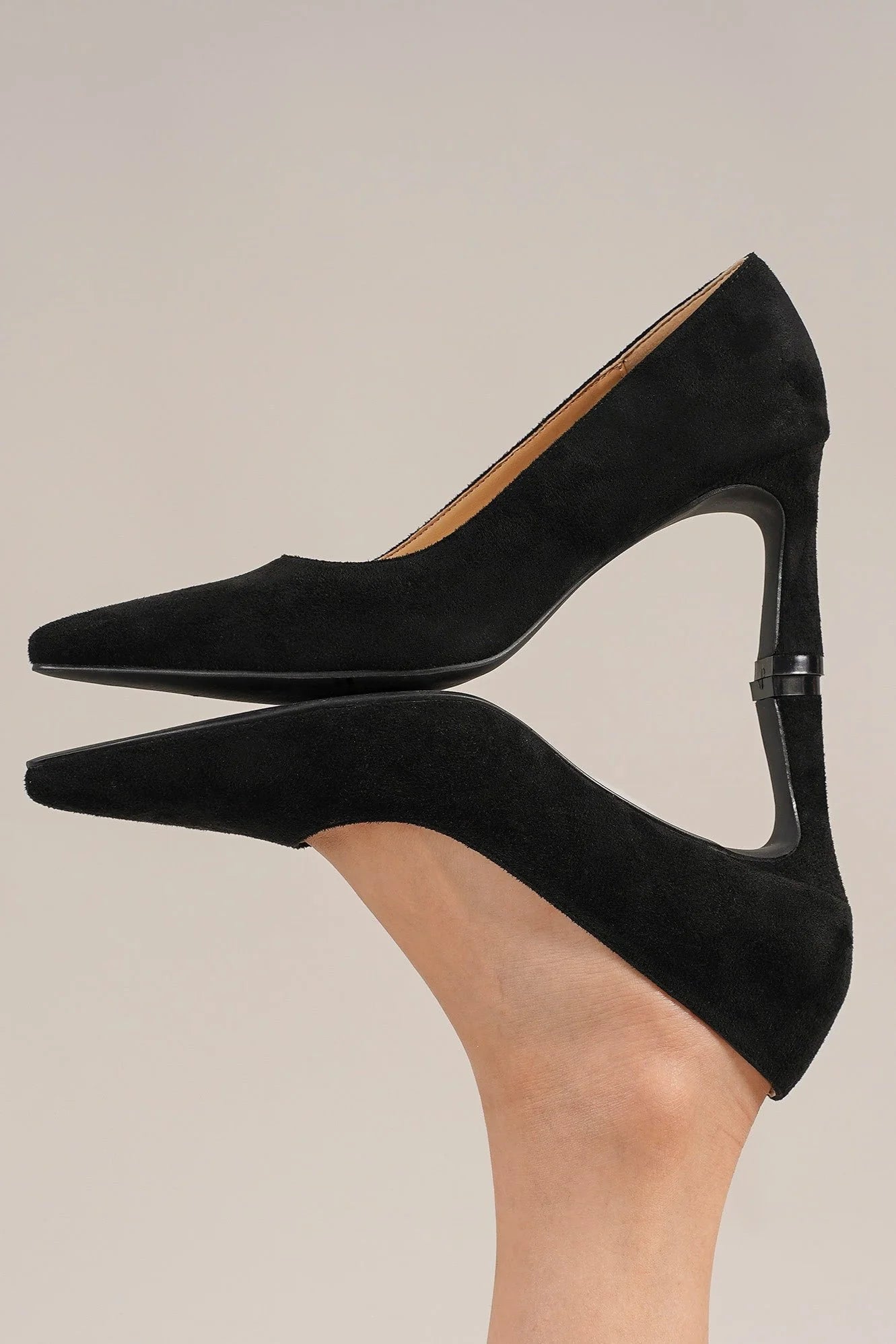 Beast Fashion Faux Suede Point Toe Pumps-Chaelisa's New Jammies