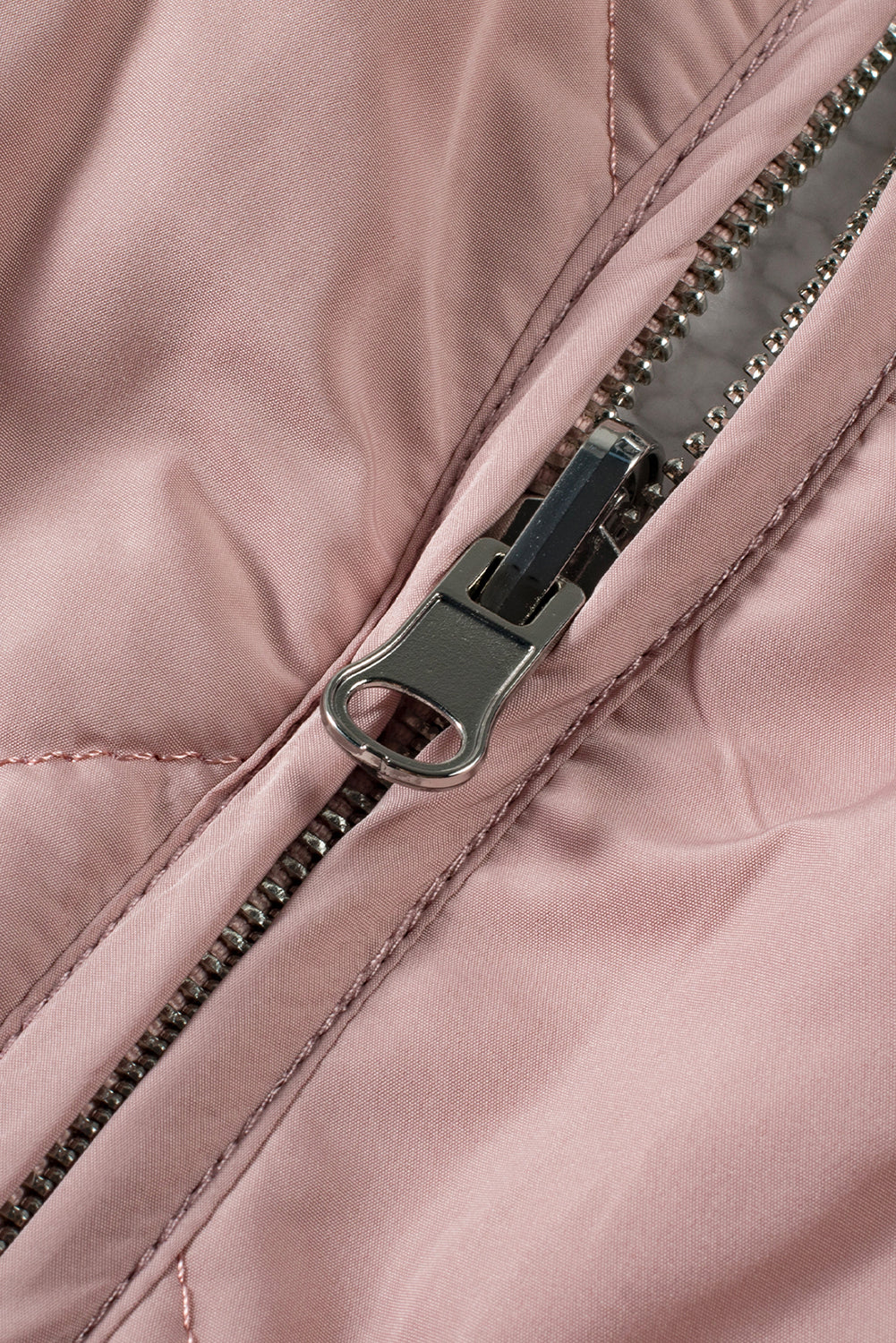 Pink Fleece Lined Quilted Vest Coats-Chaelisa's New Jammies