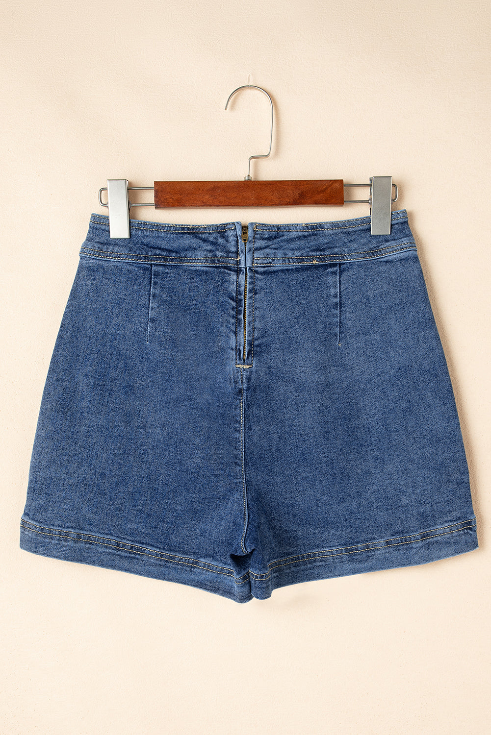 Ashleigh Blue Faux Wrapped Mini Denim Skort-Chaelisa's New Jammies