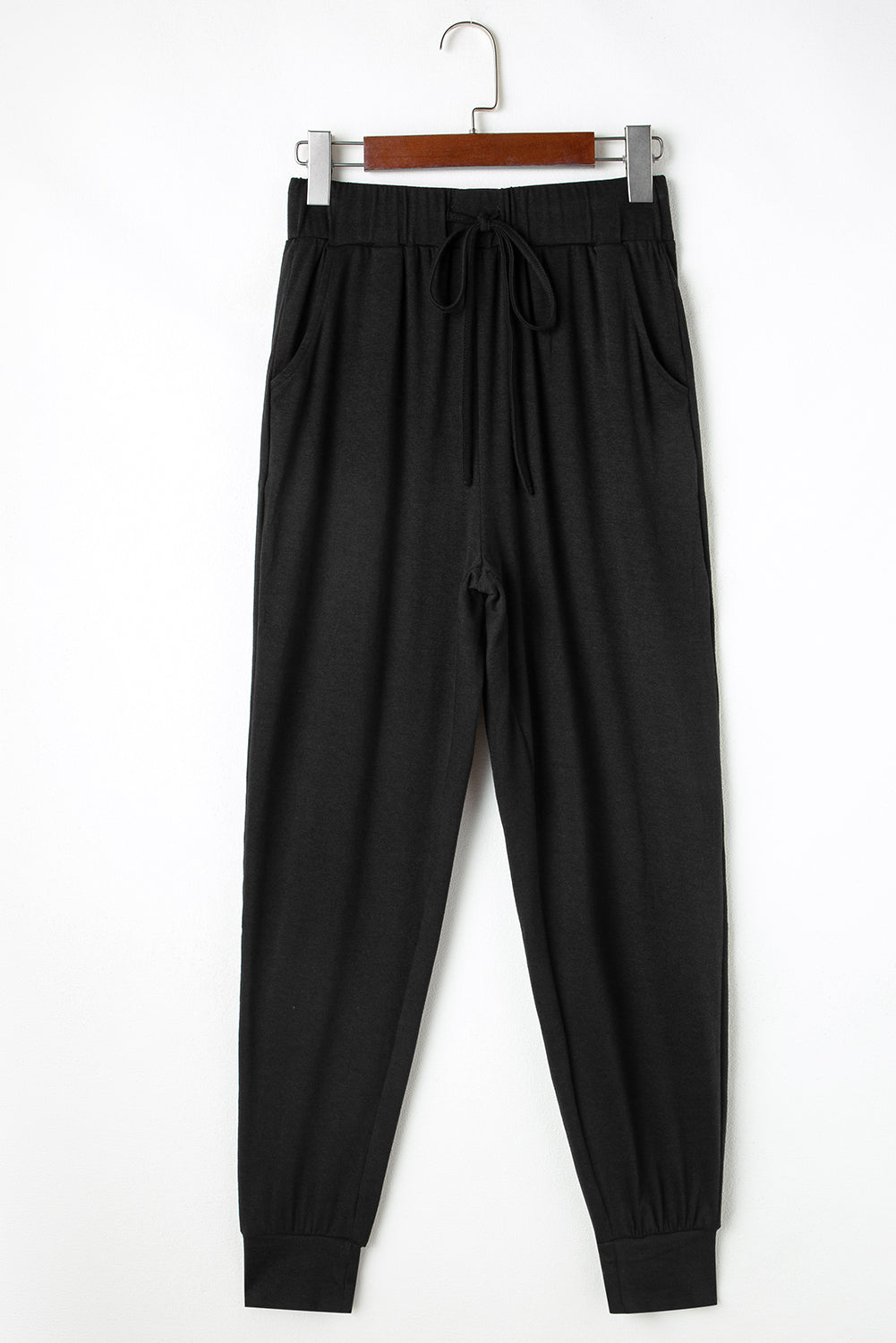Black Split Long Cardigan and Skinny Pants Lounge Set-Chaelisa's New Jammies