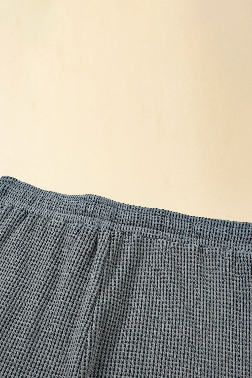Laurel Green Waffle Knit Buttoned Top and Drawstring Shorts Set-Chaelisa's New Jammies