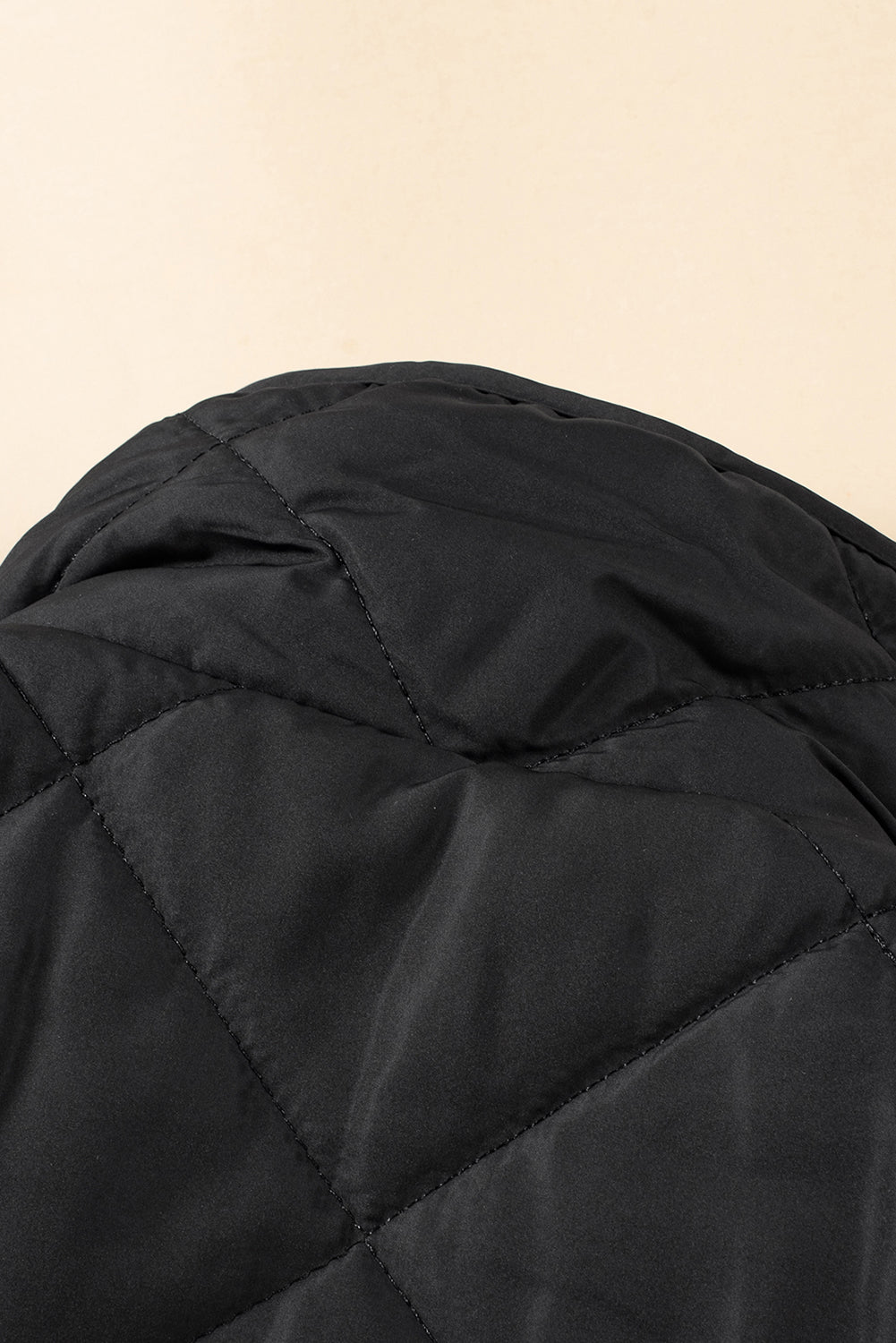 Black Fleece Lined Quilted Zip up Vest Coat-Chaelisa's New Jammies