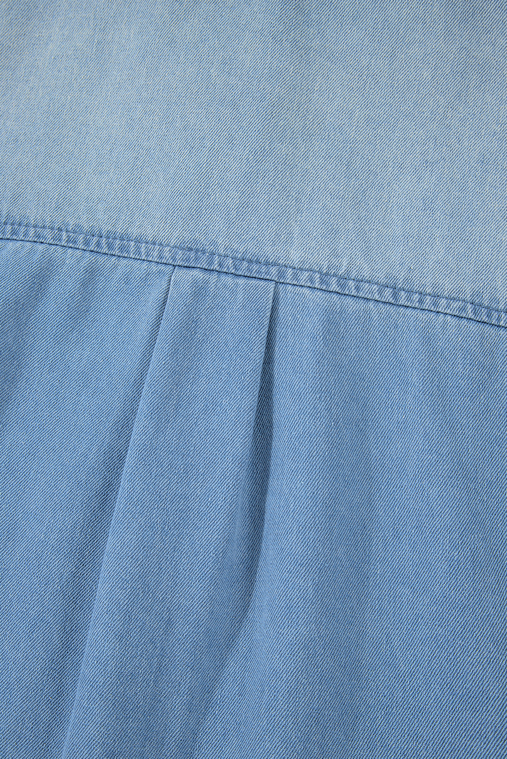 Beau Blue Risen Medium Washed Denim Shirt Dress-Chaelisa's New Jammies
