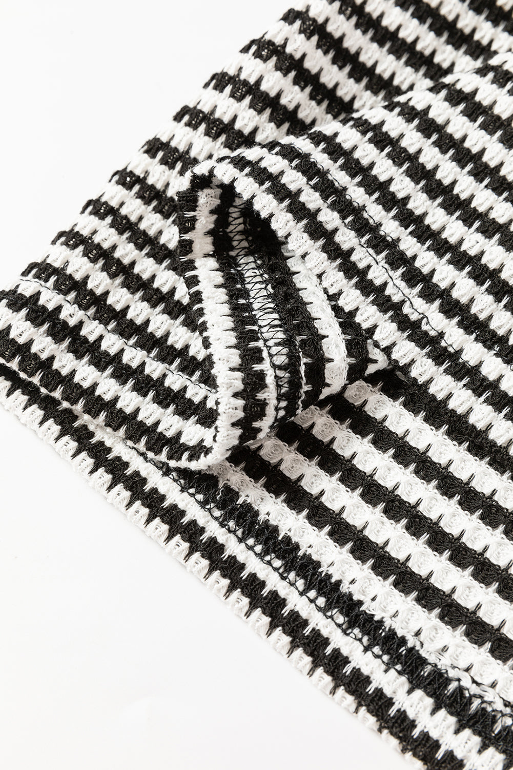 Black Stripe Round Neck Drop Shoulder Long Sleeve Top-Chaelisa's New Jammies