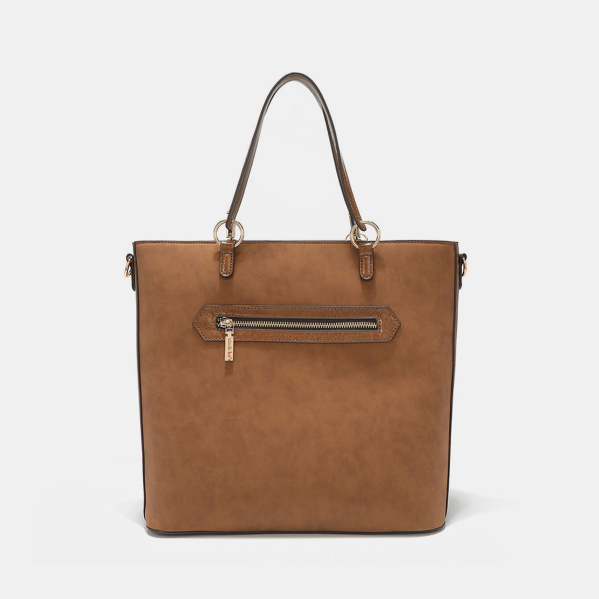 Nicole Lee USA Metallic Stitching Embroidery Inlaid Rhinestone Tote Bag-Chaelisa's New Jammies