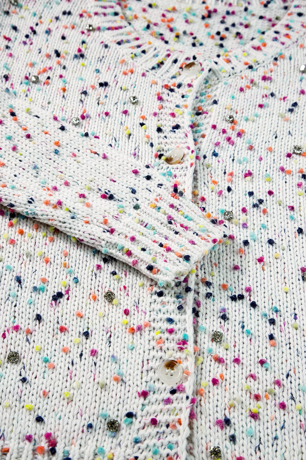 Confetti Button Up Long Sleeve Cardigan-Chaelisa's New Jammies