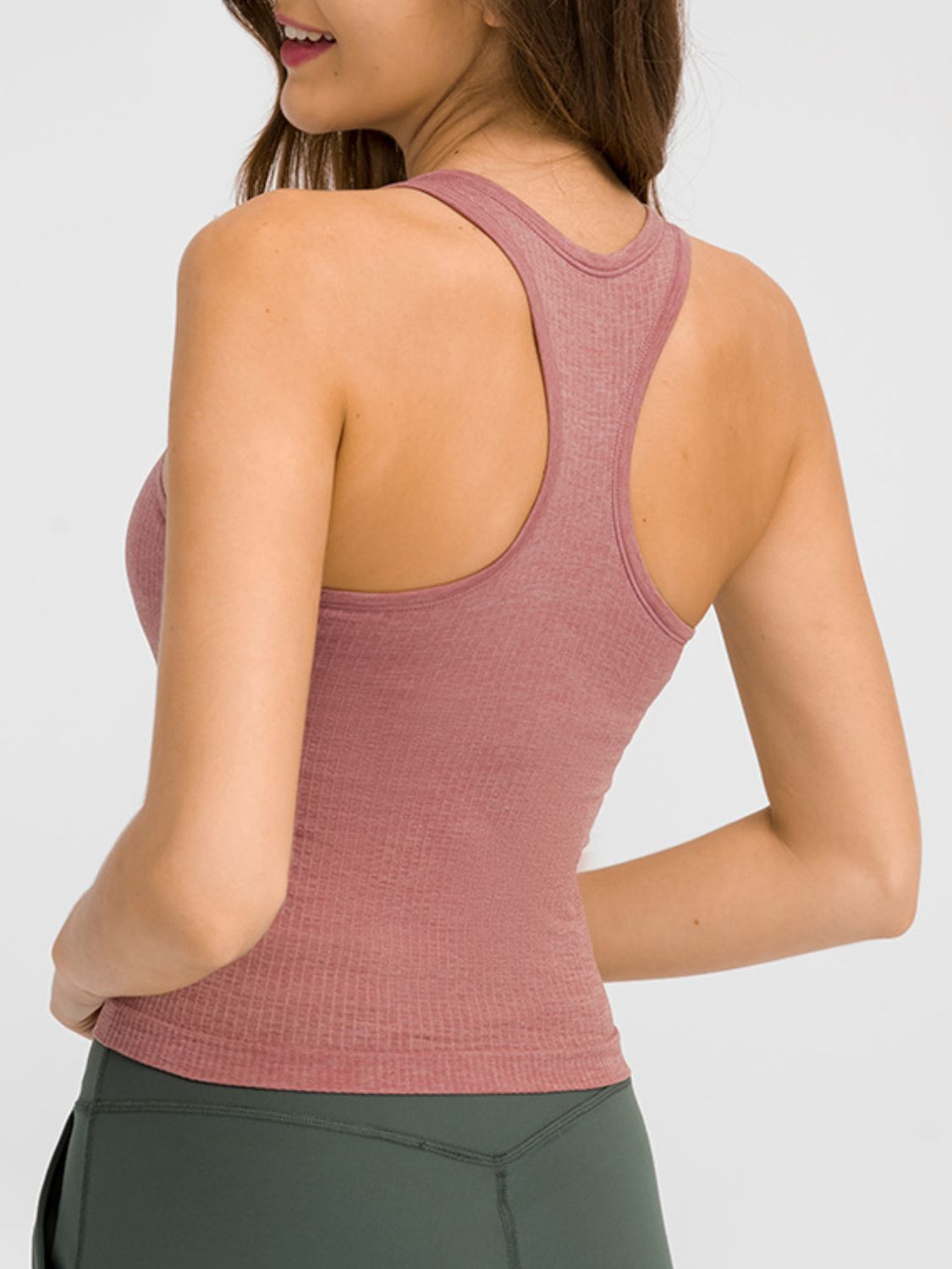 Round Neck Racerback Active Tank-Chaelisa's New Jammies