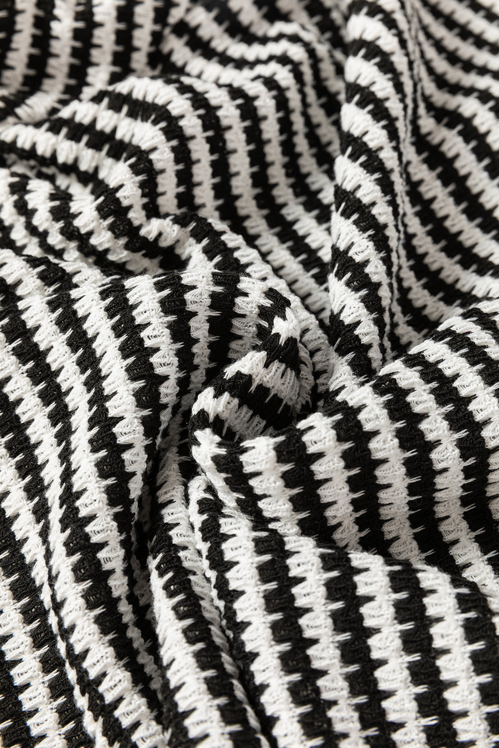 Black Stripe Round Neck Drop Shoulder Long Sleeve Top-Chaelisa's New Jammies