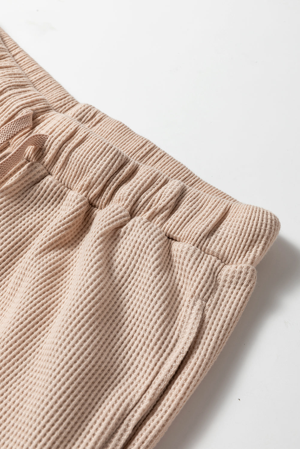 Parchment Textured Long Sleeve T Shirt and Pants Lounge Set-Chaelisa's New Jammies