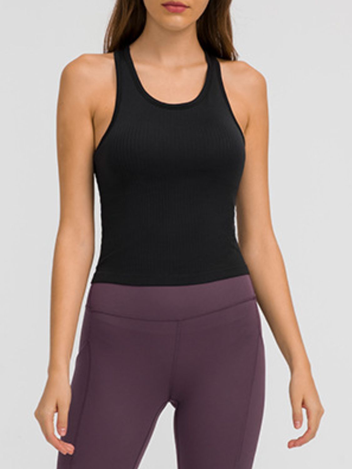 Round Neck Racerback Active Tank-Chaelisa's New Jammies