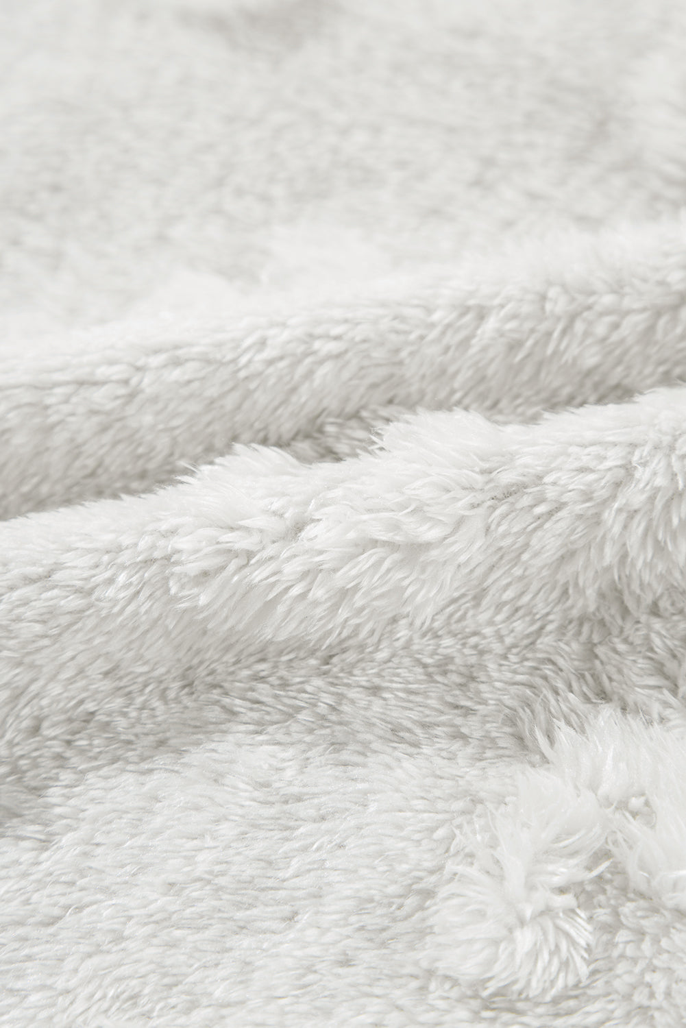 Light Grey Textured Leopard Fleece Loose Two Piece Lounge Set-Chaelisa's New Jammies
