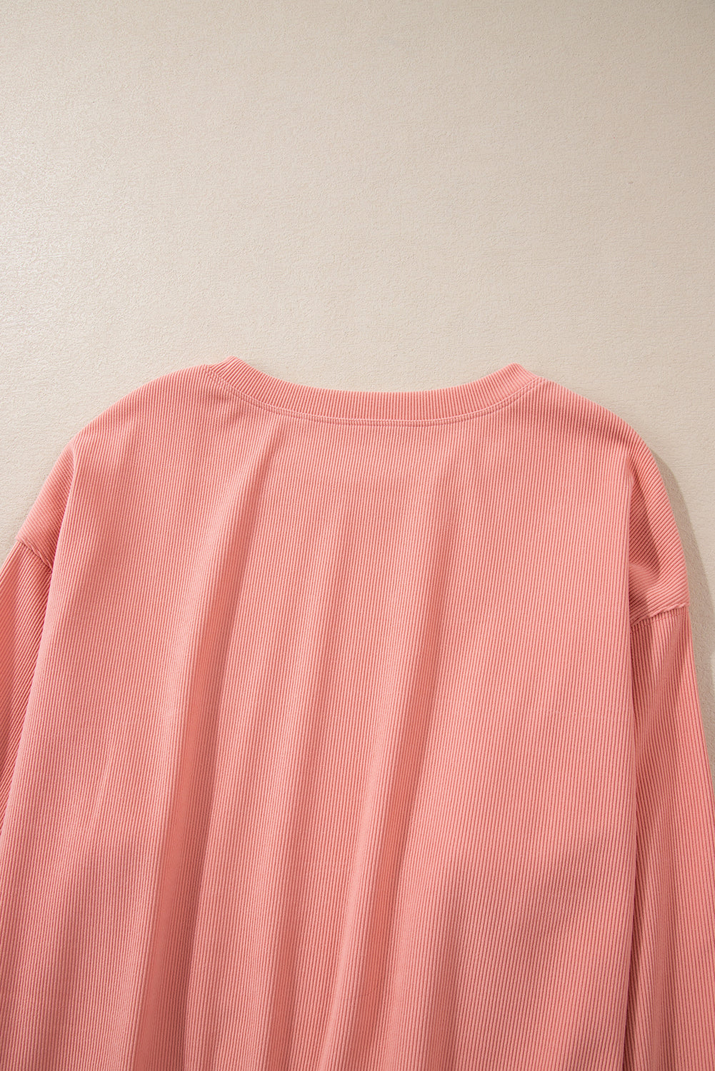 Blossom Ribbed Knit Drop Shoulder Pocketed Two Piece Lounge Set-Chaelisa's New Jammies