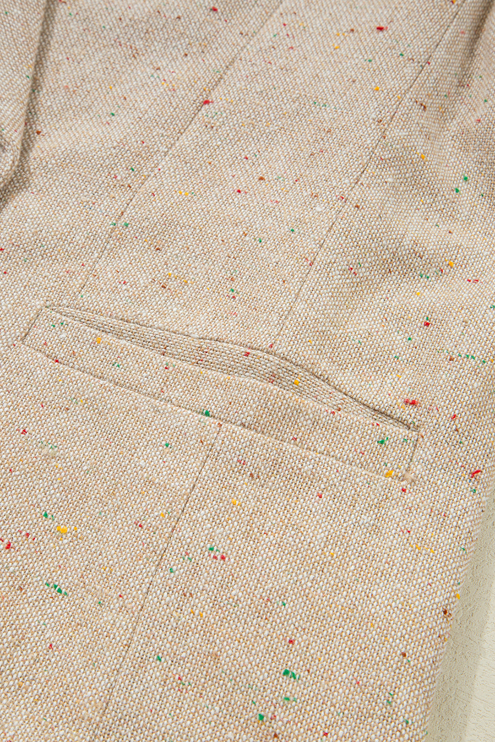 Oatmeal Single Breasted Elegant Suit Jacket-Chaelisa's New Jammies