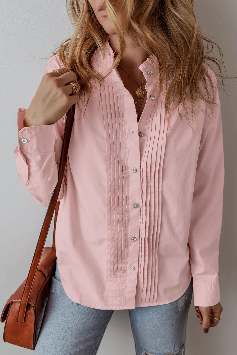 Button Up Long Sleeve Shirt-Chaelisa's New Jammies