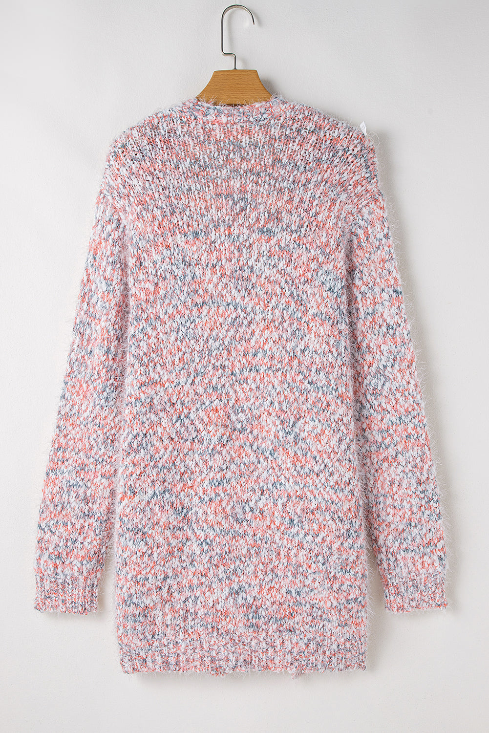 Pink Multicolor Confetti Open Front Knit Cardigan-Chaelisa's New Jammies