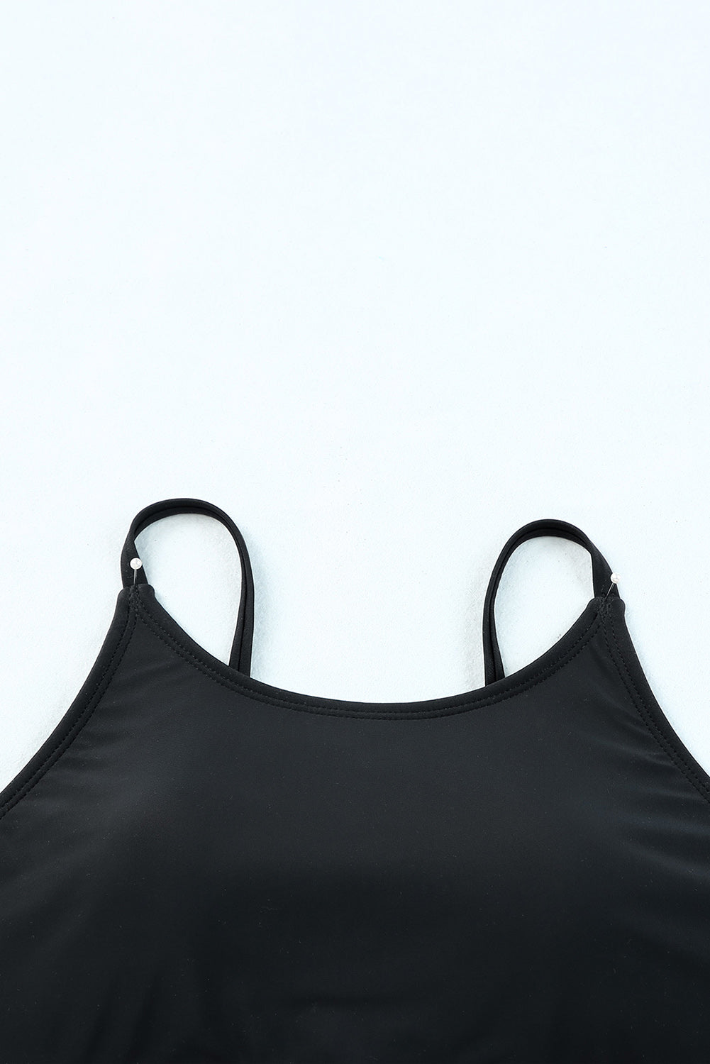 Black Rose Leopard Mesh Trim 2pcs Bikini Swimsuit-Chaelisa's New Jammies