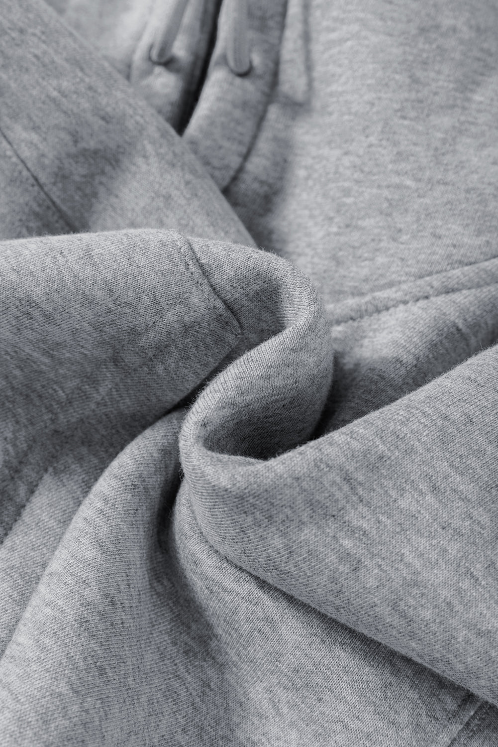 Gray Solid Drop Shoulder Hoodie and Joggers Activewear Set-Chaelisa's New Jammies