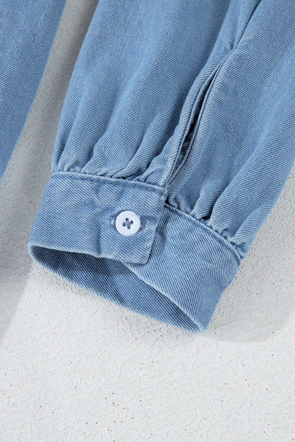 Beau Blue Risen Medium Washed Denim Shirt Dress-Chaelisa's New Jammies