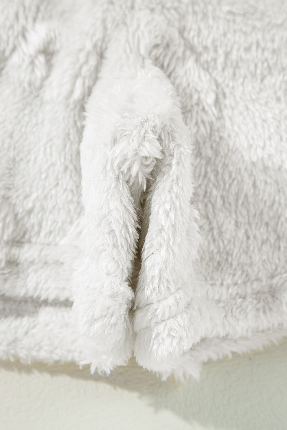 Light Grey Textured Leopard Fleece Loose Two Piece Lounge Set-Chaelisa's New Jammies