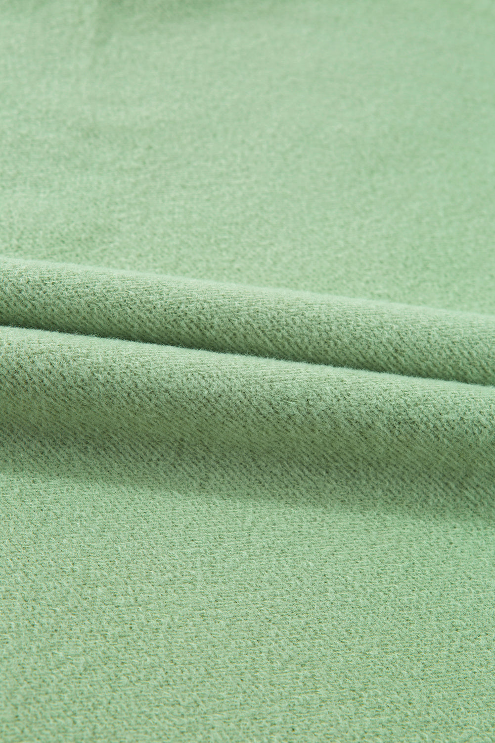 Grass Green Solid Fleece Lined Drop Shoulder High Low Sweatshirt-Chaelisa's New Jammies