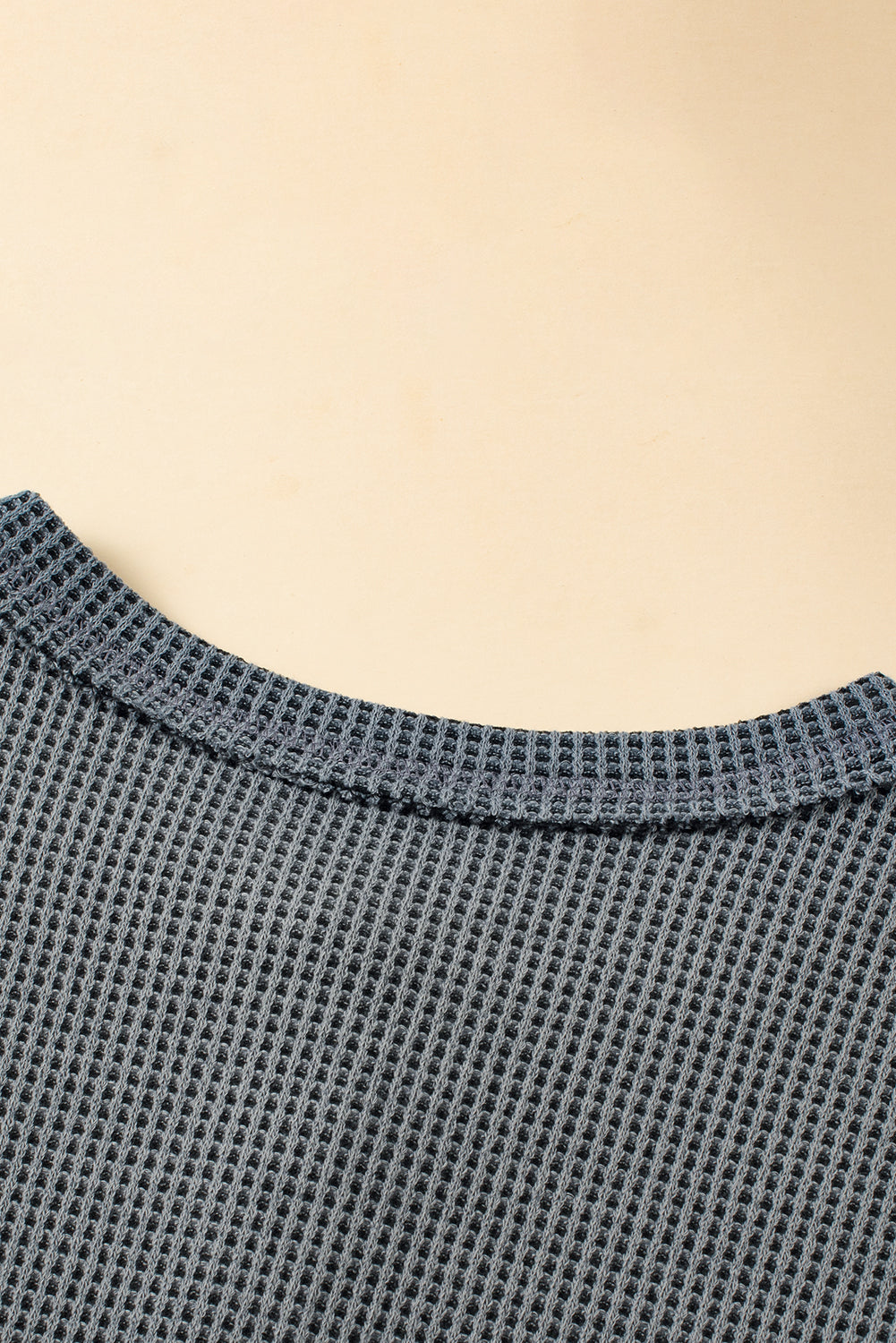 Laurel Green Waffle Knit Buttoned Top and Drawstring Shorts Set-Chaelisa's New Jammies