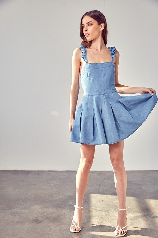 A - Line Open Back Dress - Chaelisa's New Jammies