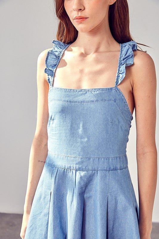 A - Line Open Back Dress - Chaelisa's New Jammies