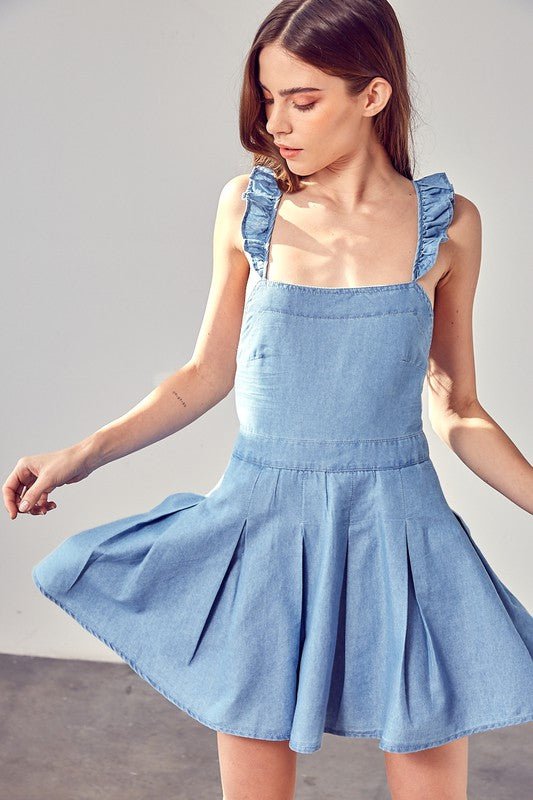 A - Line Open Back Dress - Chaelisa's New Jammies