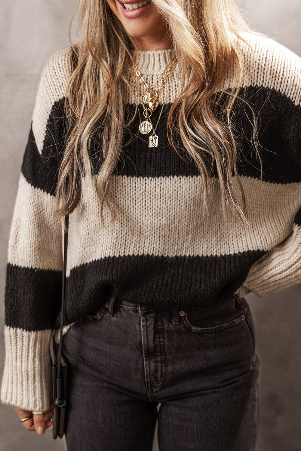 Jet Stream Colorblock Loose Pullover Sweater-Chaelisa's New Jammies