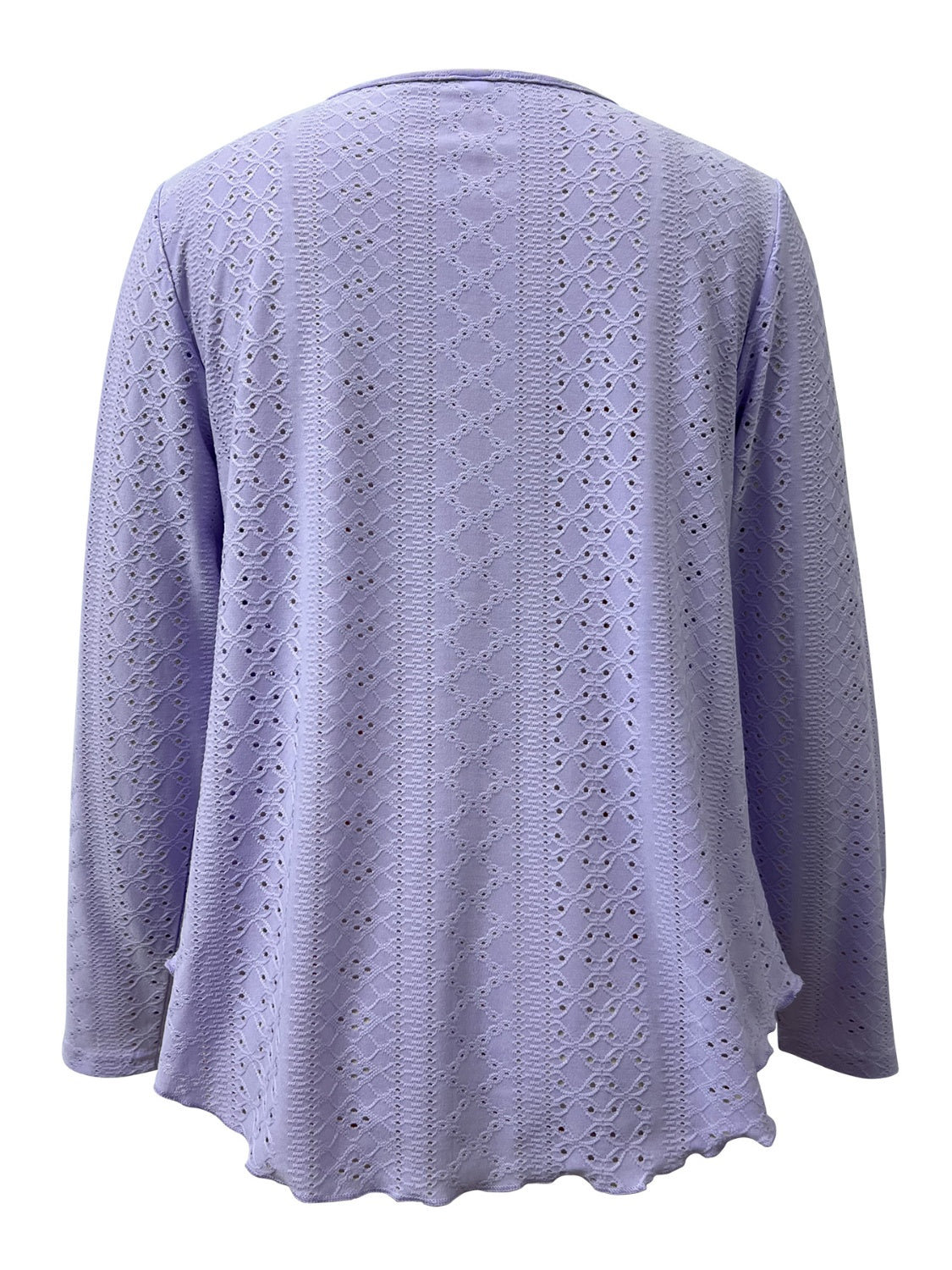 Eyelet Long Sleeve Blouse-Chaelisa's New Jammies