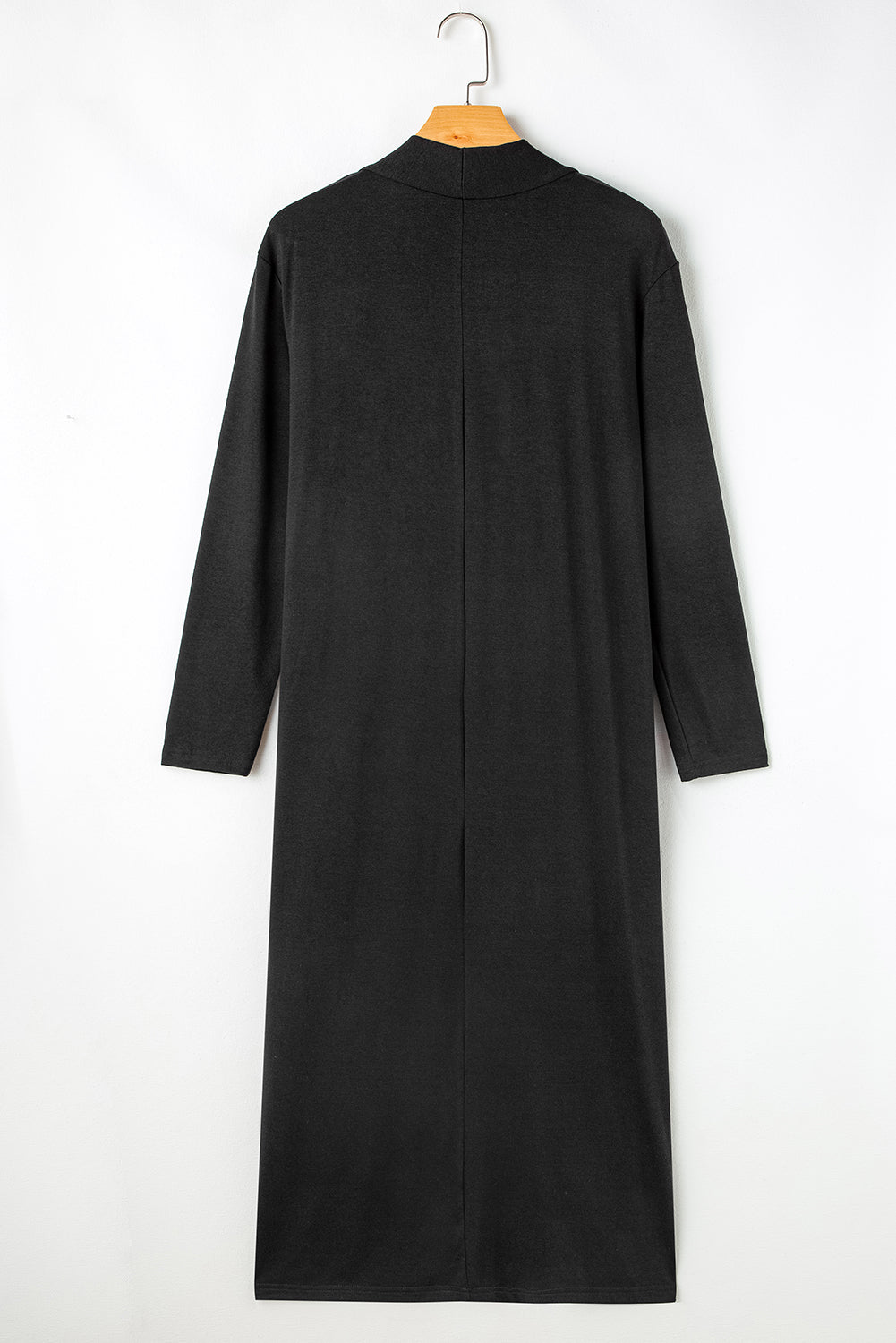 Black Split Long Cardigan and Skinny Pants Lounge Set-Chaelisa's New Jammies