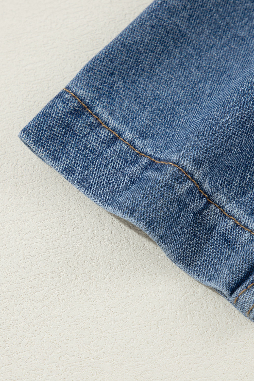 Sail Blue Side Pockets Lapel Collar Denim Jacket-Chaelisa's New Jammies