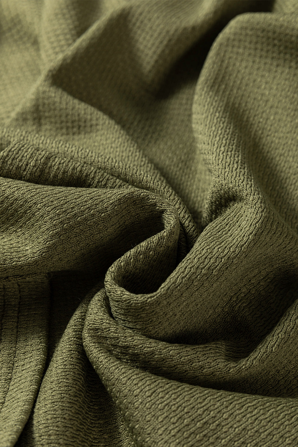 Guacamole Green Hooded Side Split Open Kimono with Pocket-Chaelisa's New Jammies