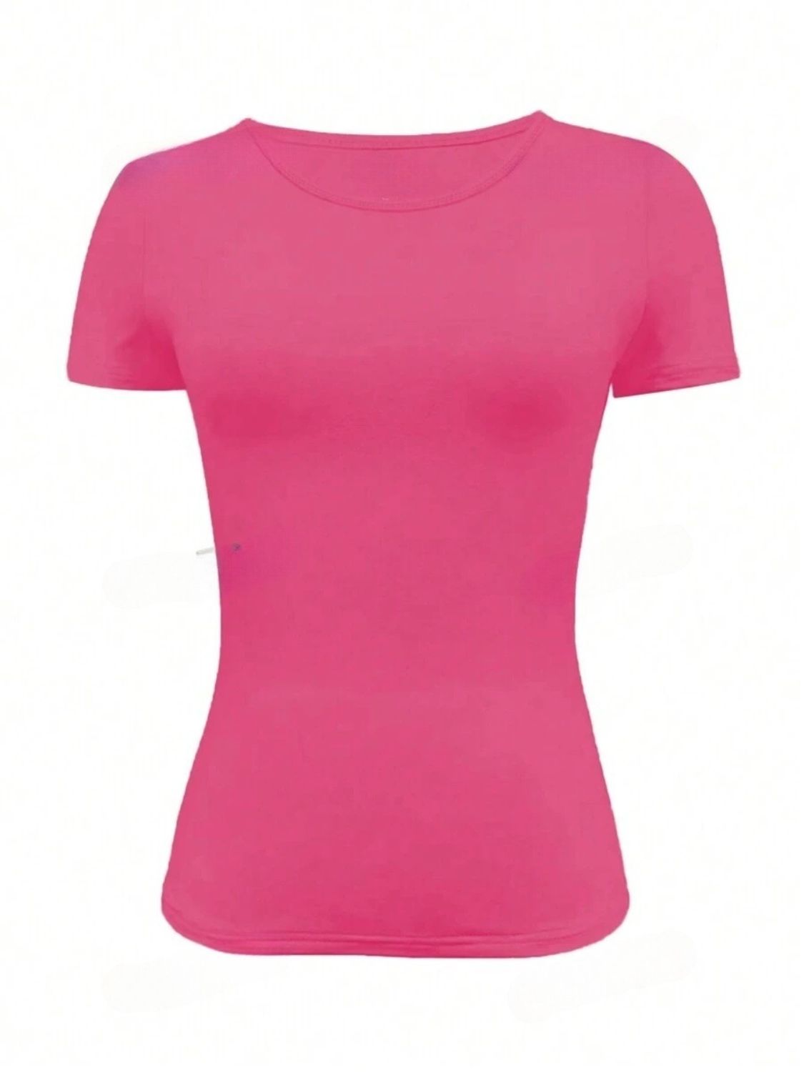 Round Neck Short Sleeve T-Shirt-Chaelisa's New Jammies