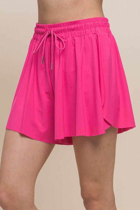 Activewear Two In One Drawstring Shorts - Chaelisa's New Jammies