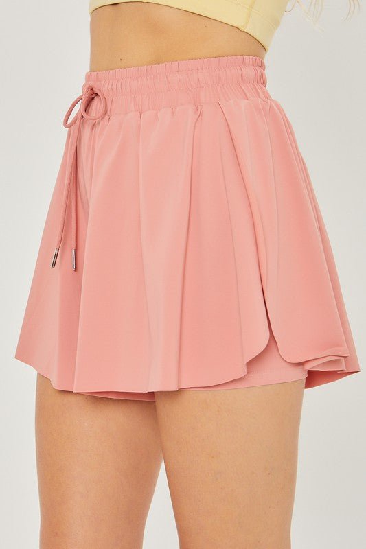 Activewear Two In One Drawstring Shorts - Chaelisa's New Jammies