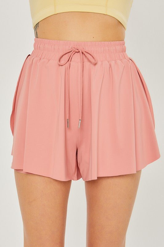 Activewear Two In One Drawstring Shorts - Chaelisa's New Jammies
