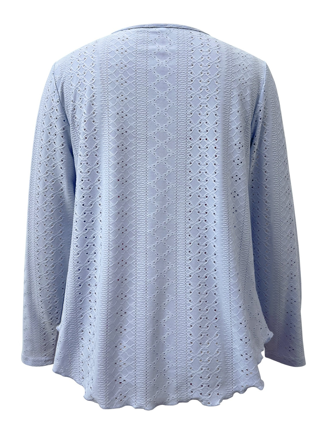 Eyelet Long Sleeve Blouse-Chaelisa's New Jammies