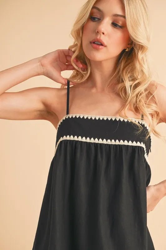 Aemi+Co Bali Rickrack Trim Cami - Chaelisa's New Jammies