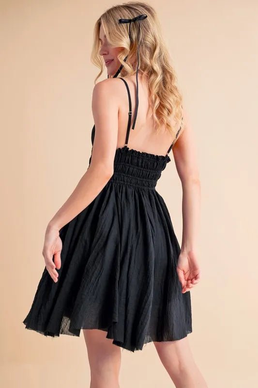 Aemi+Co Lace Detail Mini Cami Dress - Chaelisa's New Jammies