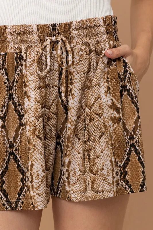 And The Why Wrinkle - free Stretchy Cooling Fabric Shorts - Chaelisa's New Jammies