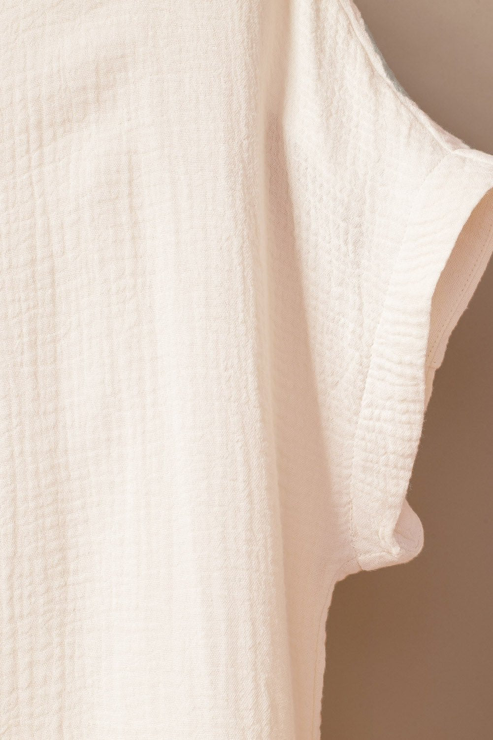 Apricot Crinkled Buttons Maxi Beach Dress with Slits - Chaelisa's New Jammies