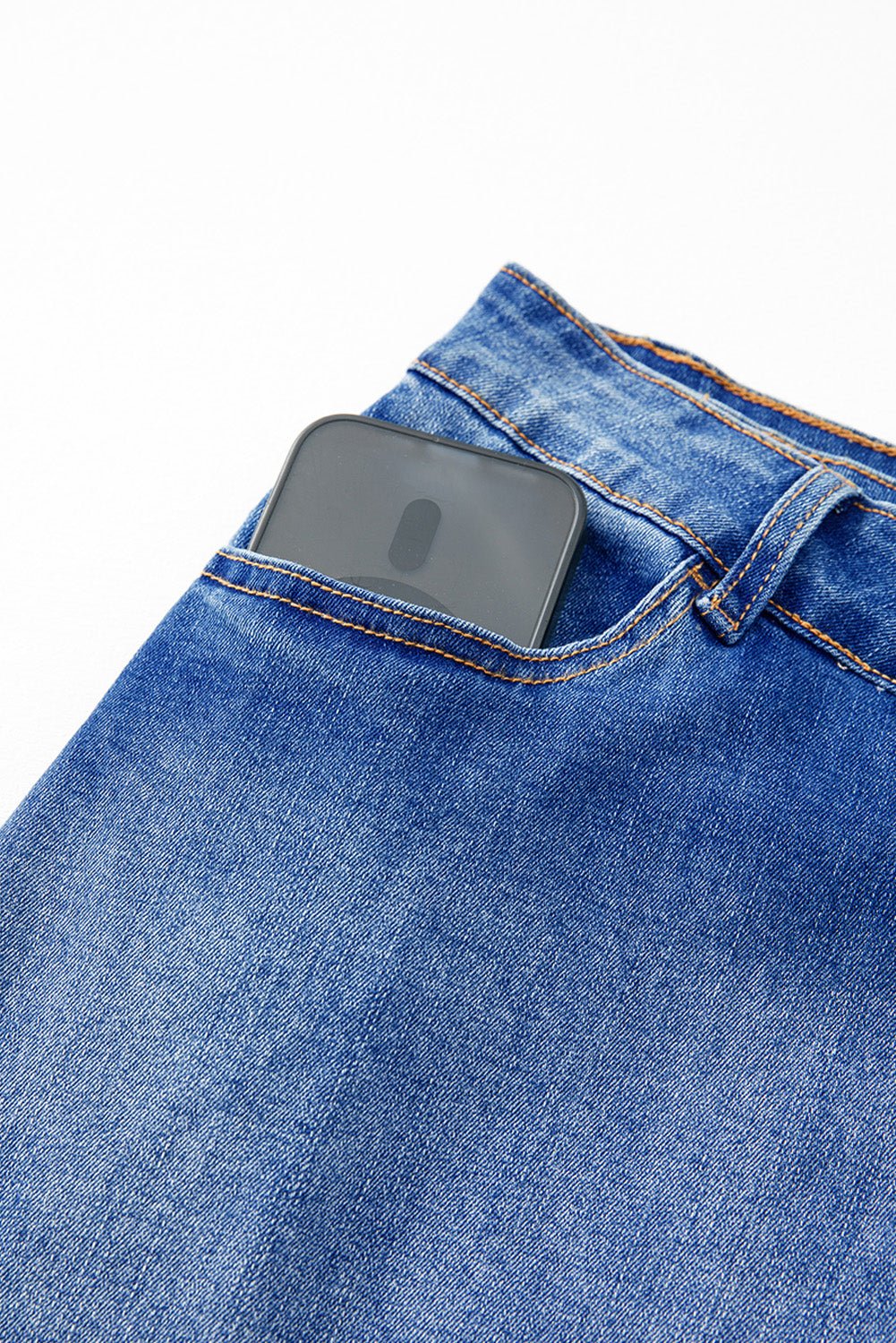 Ashleigh Blue Wrapped Crossed Waist Denim Mini Skirt - Chaelisa's New Jammies