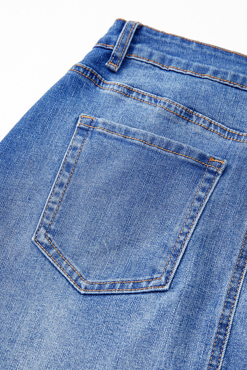 Ashleigh Blue Wrapped Crossed Waist Denim Mini Skirt - Chaelisa's New Jammies