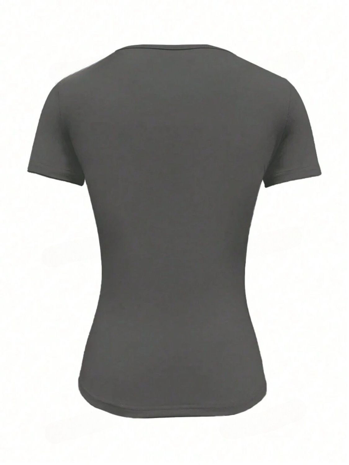 Round Neck Short Sleeve T-Shirt-Chaelisa's New Jammies