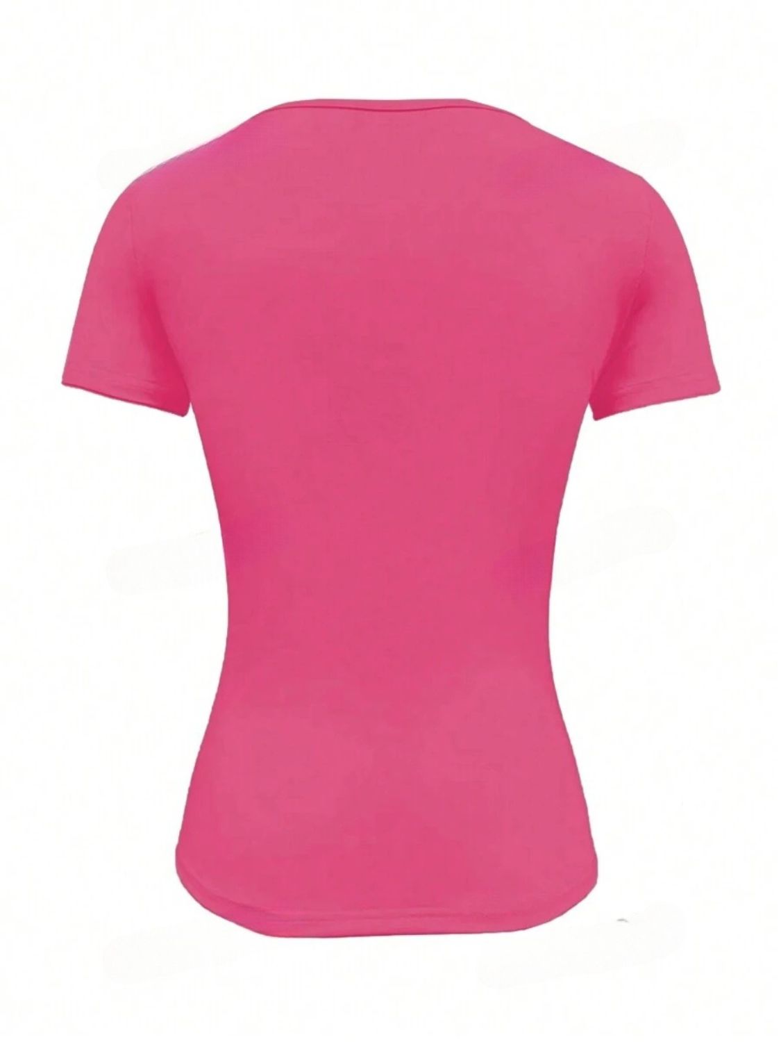 Round Neck Short Sleeve T-Shirt-Chaelisa's New Jammies
