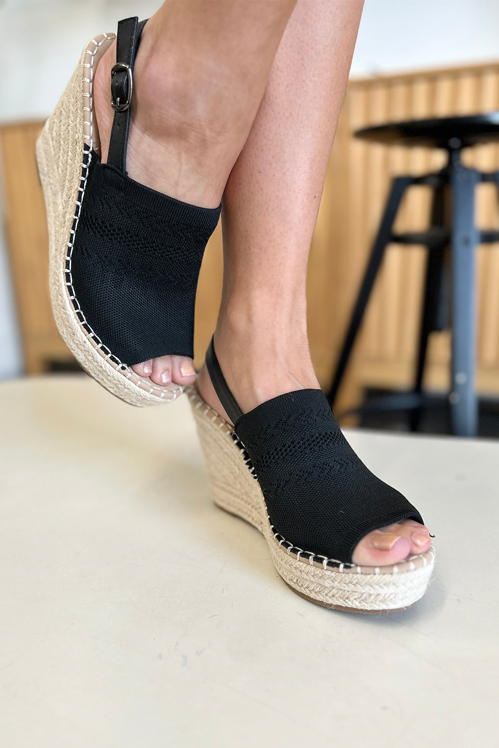 Forever Link Peep Toe High Heel Sandals-Chaelisa's New Jammies